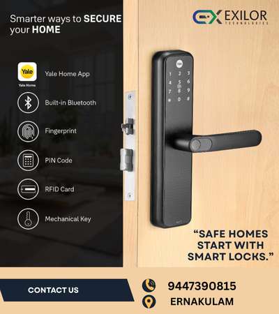 “Exilor secures your doors, so you secure your future.”
#automaticdoorlock#homeautomationsystem#smartdoorlocksystem#exilor#ernakulam