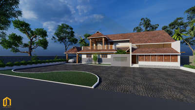 Residence Project by Keystone Architectural Design Studio at Kumbalam,Kollam