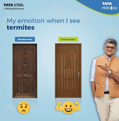 Tata Pravesh makes my worries of termites go away!!

Feel relaxed if you have installed Tata Pravesh Steel Doors and Windows.


#Tatapravesh  #Tatasteel  #wealsomaketomorrow  #steeldoors  #Tata  #beststeeldoors  #beststeeldoor #beststeeldoorinkerala