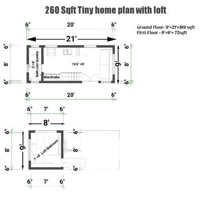 260 sqft Tiny home plan
#Tinyhomes
 #budgethomes