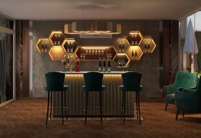 Bar 3D Design for your home by Akanksha Interior ✨✨ 
Please contact us for best Cost-effective Services 👍👍