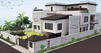 Residential Project 
Size :- 60'-0" x 100'-0"
 (EAST FACING)
#3delevations 
#architecturedesigns 
#exteriordesigns #LandscapeDesign 
#modernarchitecture