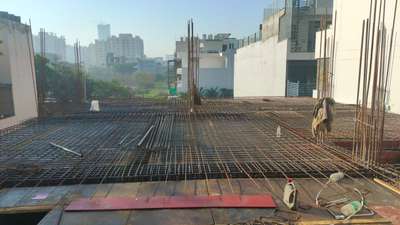 site visit #steel bars n binding #sector50gurugram