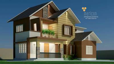 new home designed 
wayanad Meenangadi