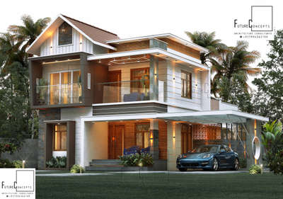 contemporary mixed design 🏡
2500 square feet 
4 bhk



 #keralahomeplans  #keralahomesdesign  #HouseConstruction