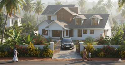 New kerala style House Design  #KeralaStyleHouse  #keralastyle  #keralahomedesignz  #keralahomeplans  #budjethome  #SlopingRoofHouse
