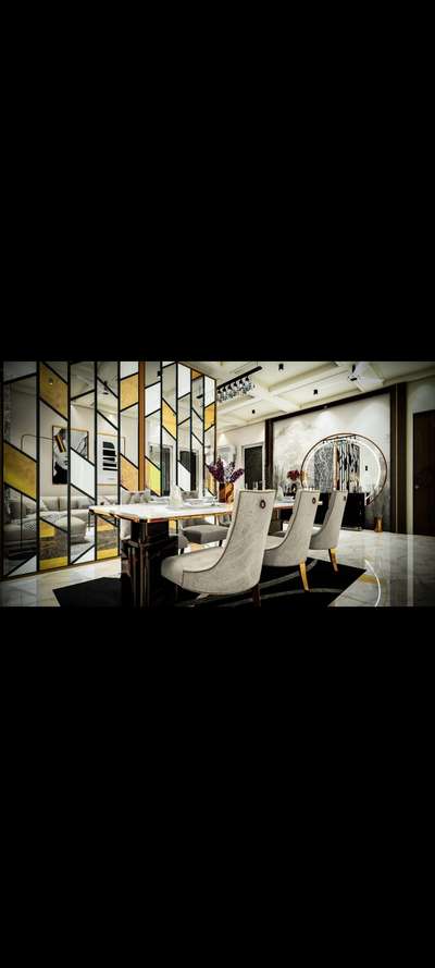 Luxury Gold Themed Interior At Chandigarh..!