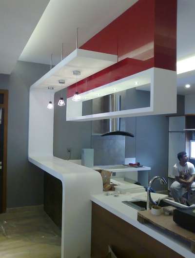 ##bending with Corian
kitchen top application
