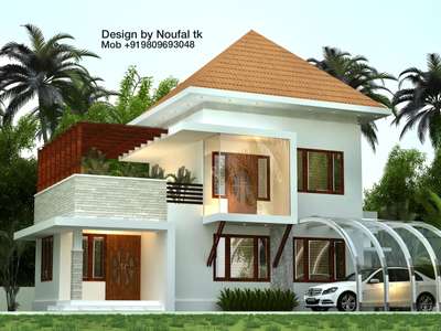 1380 sqft 3 bed room home 
Design by Noufal tk 9809693048
Cost approx 23 lak