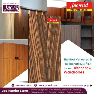 Visit Jac Interior Stores Across Kerala, Bangalore, and Chennai
Call: +91 85909 13400
Website: www.jacwud. com


 #InteriorDesigner #WoodenKitchen #Jacwud #jacwudinteriors #hardwoodMDF #prelamHDF