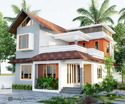 Renovation work!
.
.
 #HouseRenovation #3delevations #TraditionalHouse #KeralaStyleHouse #LandscapeIdeas #paverblocks #alokabuilders #keralaarchitectures