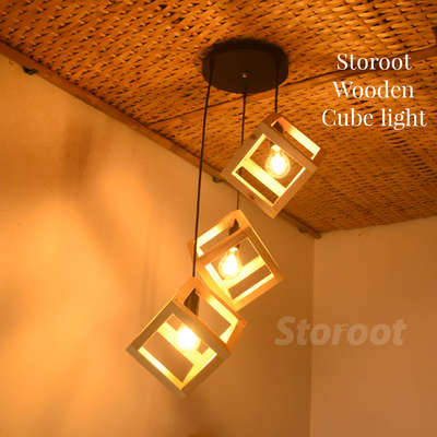 wooden interior lighting