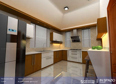 A modular kitchen design