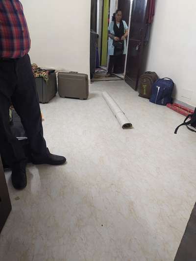 vinly flooring work by Chetan interior in mayur vihar phase III