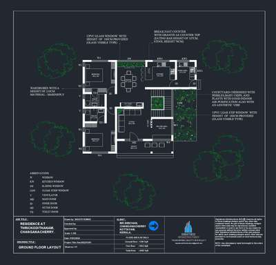 Proposed plan for Construction of residential building at Changanacherry Client - Mr.Sibichen
Location - Thrickodithanam #FloorPlans #plans #2DPlans #ContemporaryHouse  #koloapp #signaturesinfrastructures