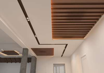 A contemporary ceiling