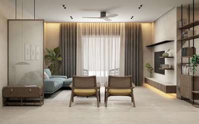 Proposed apartment interiors for Mr.Kailas at Worli, Mumbai