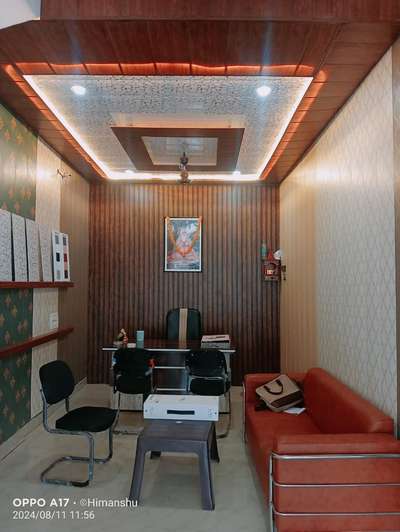 Office    #PVCFalseCeiling 
 #pvcwallpanel  #WALL_PANELLING