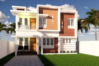 A 4 bedroom home that can be built in 4 cents of land. Total area 1400 Sqft.
#4BHKPlans #ContemporaryHouse #budgethomes