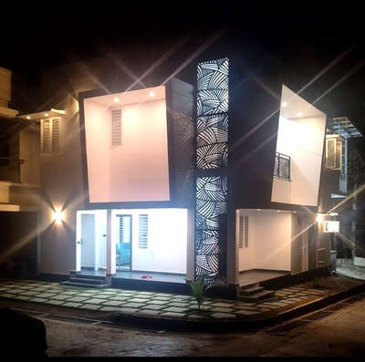 #completed_house_construction  #modernhouses  #ContemporaryHouse  #nightview  #nightphotography