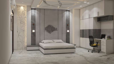 BEDROOM INTERIOR DESIGN
SIZE:- (15'*12')
TV UNIT
 #InteriorDesigner  #BedroomDesigns  #Architectural&Interior