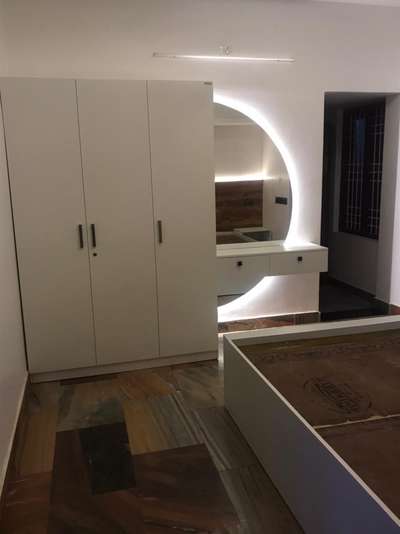 Budgeted simple wardrobe with dressing unit done in 35k