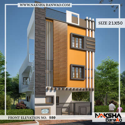 Complete project #Vadodara Gujarat
Elevation Design 21x50
#naksha #nakshabanwao #houseplanning #homeexterior #exteriordesign #architecture #indianarchitecture
#architects #bestarchitecture #homedesign #houseplan #homedecoration #homeremodling #Vadodara #india #decorationidea #Vadodaraarchitect

For more info: 9549494050
Www.nakshabanwao.com