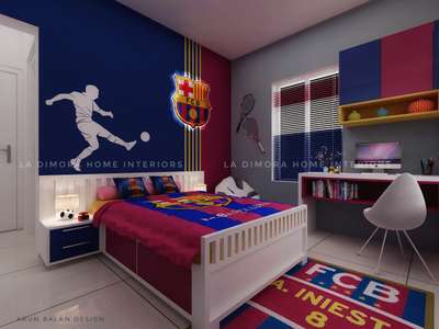 Barcelona ⚽ Theme Bedroom Design ⚡