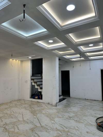 Ceiling work under process