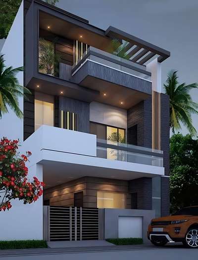 modern House  #modular  #exteriordesing  #ElevationDesign  #IndoorPlants  #hamukhamrutiya  # #ModularKitchen