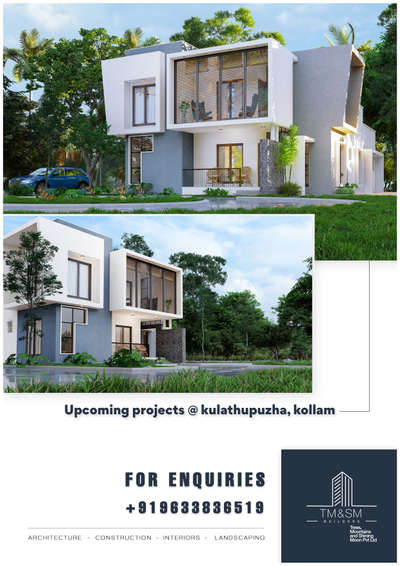 Upcoming projects@ kollam
TM AND SM BUILDERS PRIVATE LIMITED
More details contact 9633836519