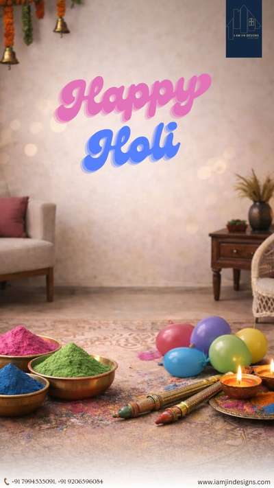 A colourful Holi for every corner of your home🌸