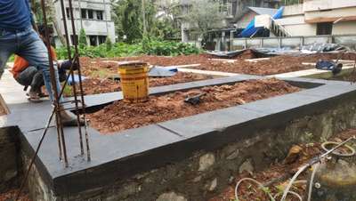 DPC work started at Paravoor, Kochi
Bitumen membrane waterproofing method for basement. 
 #basementwaterproofing #WaterProofing  #dampproof