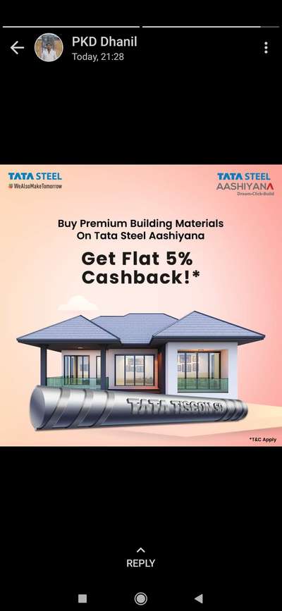 Buy Tata Tiscon Online visit www.aashiyana.tatasteel.com