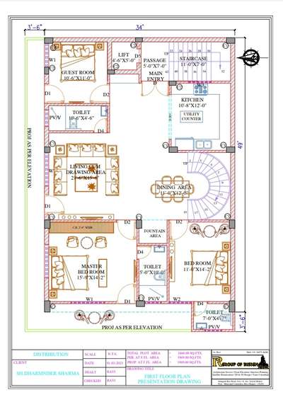 #besthouseplanning everytime  #34x49feet #best3bhkhouse palnning
