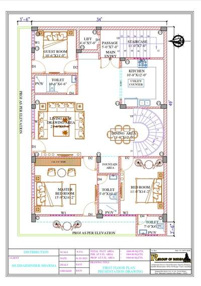 #besthouseplanning everytime  #34x49feet #best3bhkhouse palnning