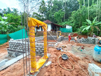 #blockmasonry  #doorframe  #site@palakkad