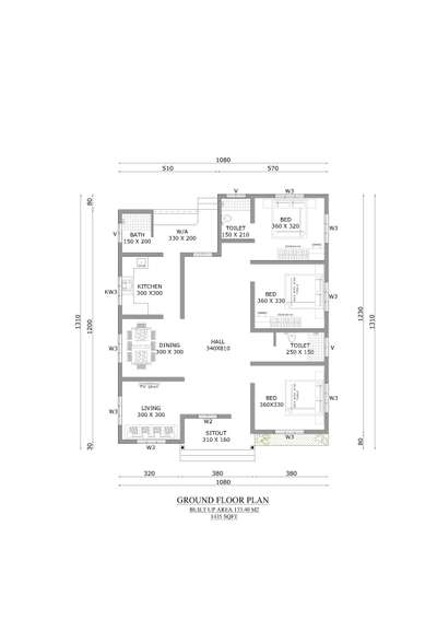 Proposed single floor residential building at Taliparamba , Kannur 
 #SmallHomePlans  #FloorPlans  #homeplansdesigns  #homedesigne #Kannur  #taliparmba  #architecturedesigns