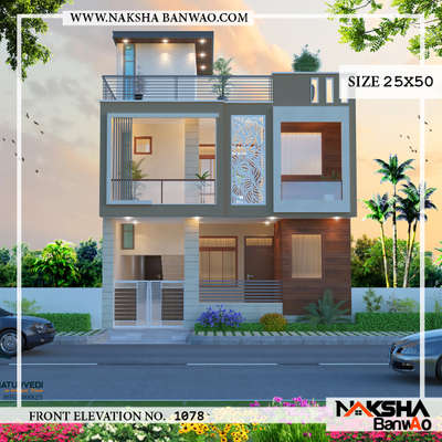 Complete project #faridabad Haryana
Elevation Design 25x50
#naksha #nakshabanwao #houseplanning #homeexterior #exteriordesign #architecture #indianarchitecture
#architects #bestarchitecture #homedesign #houseplan #homedecoration #homeremodling  #decorationidea #faridabadarchitect

For more info: 9549494050
Www.nakshabanwao.com