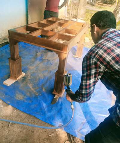 pure teak wood furniture work
DINING TABLE 5*3