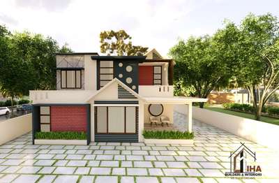 #Elegent#exterior #3d #4bhk