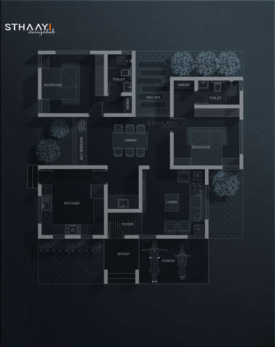 Explore our 2BHK budget home floor plan, designed to provide comfort and style without breaking the bank. Perfect for first-time buyers, couples, or small families!