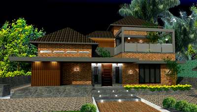 Residence at Manarkadu, Kottayam.
Area-2000sq.ft