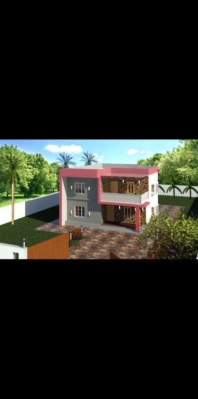 New Work 🤞 #3delevation🏠  #keralahomeplans 
 #kerala_architecture 
#Architectural&Interior #architectural#draughtsman