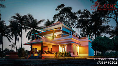 Modern Heritage: Sloped roofs, rich brick, and clean lines. This is how we blend the past with the present for the Residence of Mr.Mahesh and Family. 


​#ModernTraditional #ArchitecturalDesign #HomeInspo #CustomHome #ExteriorDesign #DesignBuild  #TraditionalHouse  #Architect