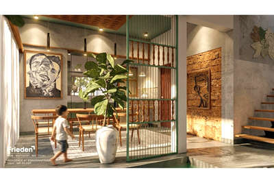 Materiality & Light. ☀️🧱

Elevating the vernacular. We took a standard model and breathed life into it—focusing on the tactile reality of rough-cut laterite, the sheen of polished wood, and the deep, cinematic shadows of a Kerala morning.

The truss work, the internal courtyard connection, and that perfect “lived-in” motion blur.
Save this post for your future home inspiration! 📌  #KoloApp #KoloHome #KoloCommunity #KoloInfluencer #KoloArchitect #HomeMakers #ArchitectureDesign
#DreamHome #HousePlans #ModernArchitecture #FacadeDesign #HomeInspiration #ArchitectsOfIndia #LuxuryHomes #KeralaHomeDesign
 #IndianHomeDecor
 #ContemporaryHomes
 #TropicalArchitecture
 #TraditionalHome
 #ModernBoxHouse
 #Veedu (Very popular for Kerala audience)
 #GharKaDesign #BeforeAndAfter
 #HomeRenovation
 #ConstructionUpdate
 #BudgetHomes
 #SiteVisit
#WorkInProgress
 #CivilEngineering #ModularKitchen, #KitchenDesign, #OpenKitchen
  #LivingRoomDecor, #InteriorStyling, #TVUnitDesign
#ElevationDesign, #Exterio