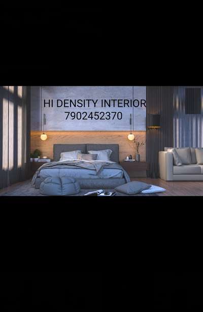 all type interior design
#inrerior #interioirdesign #3dmodeling #MasterBedroom #BedroomDesigns #Carpenter 
HI DENSITY INTERIOR
        7902452370