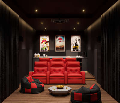 Home Theatre  #InteriorDesigner #3dvisualizer #theatre