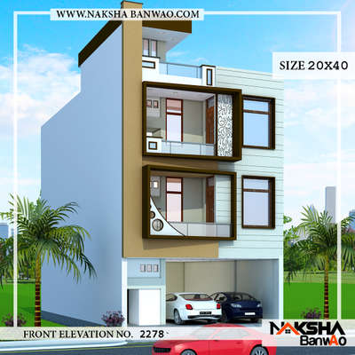 Complete project #malviyanagar
FRONT ELEVATION of 20x40

#naksha #nakshabanwao #gharkanaksha #onlinenaksha #architecturelife #architecturedesign  #modernarchitecture #architecturaldesign #3darchitecture #evershine_homes #modernhouse #construction #engineering #valuation #Interiordesigning #projectmanagement #turnkeyprojects 

For more info: 9549494050
Www.nakshabanwao.com