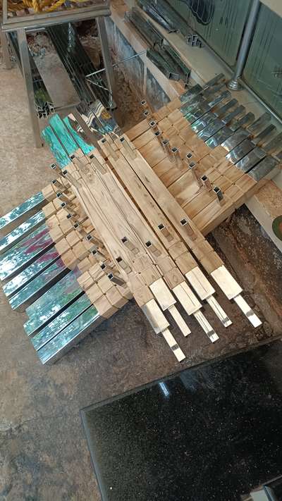 #GlassStaircase #WoodenStaircase  #steelstructure